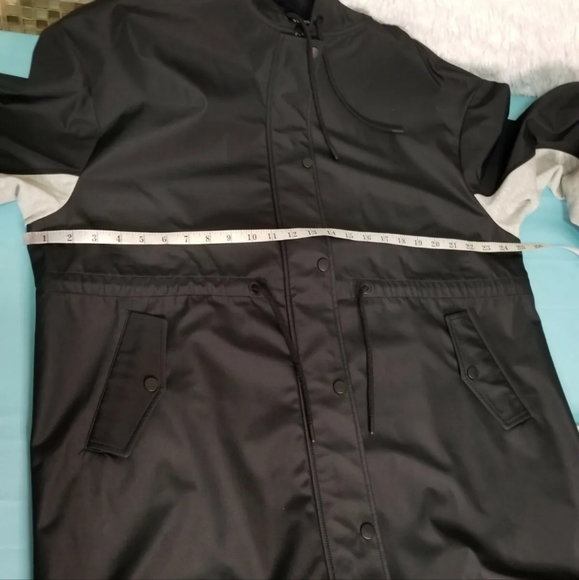 Women's black Hoodie rain jacket Size Xsmall, Small - Picture 11 of 11